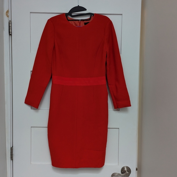 J.Crew Double-faced Wool Crepe Dress - Picture 4 of 10